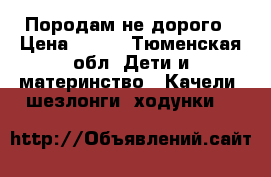 Породам не дорого › Цена ­ 500 - Тюменская обл. Дети и материнство » Качели, шезлонги, ходунки   